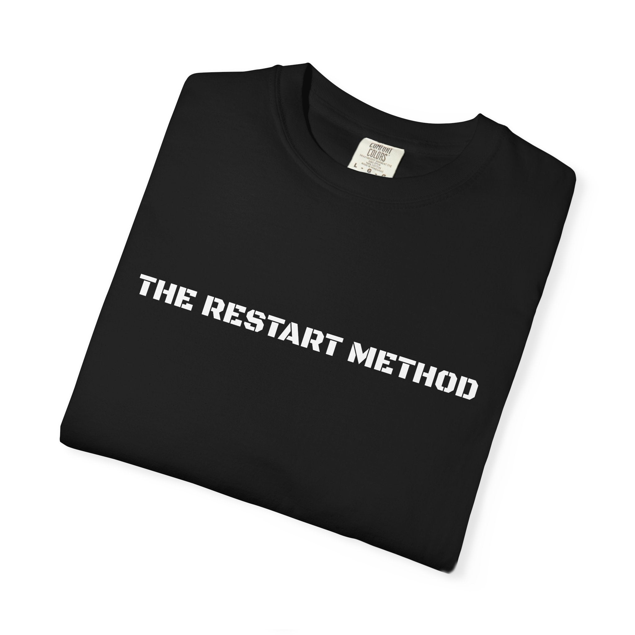 Motivational Unisex T-Shirt - The Restart Method, Fail Learn Do It Again, Casual Wear, Gift for Students, Inspirational Tee