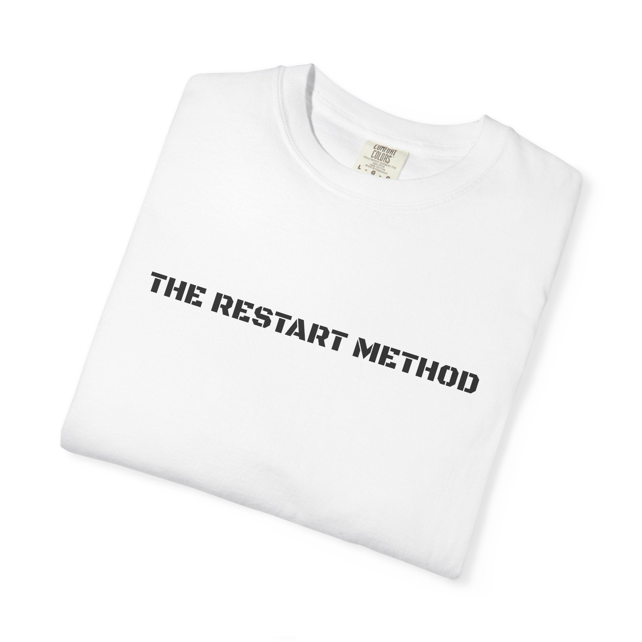 Motivational Unisex T-Shirt - The Restart Method, Fail Learn Do It Again, Casual Wear, Gift for Students, Inspirational Tee