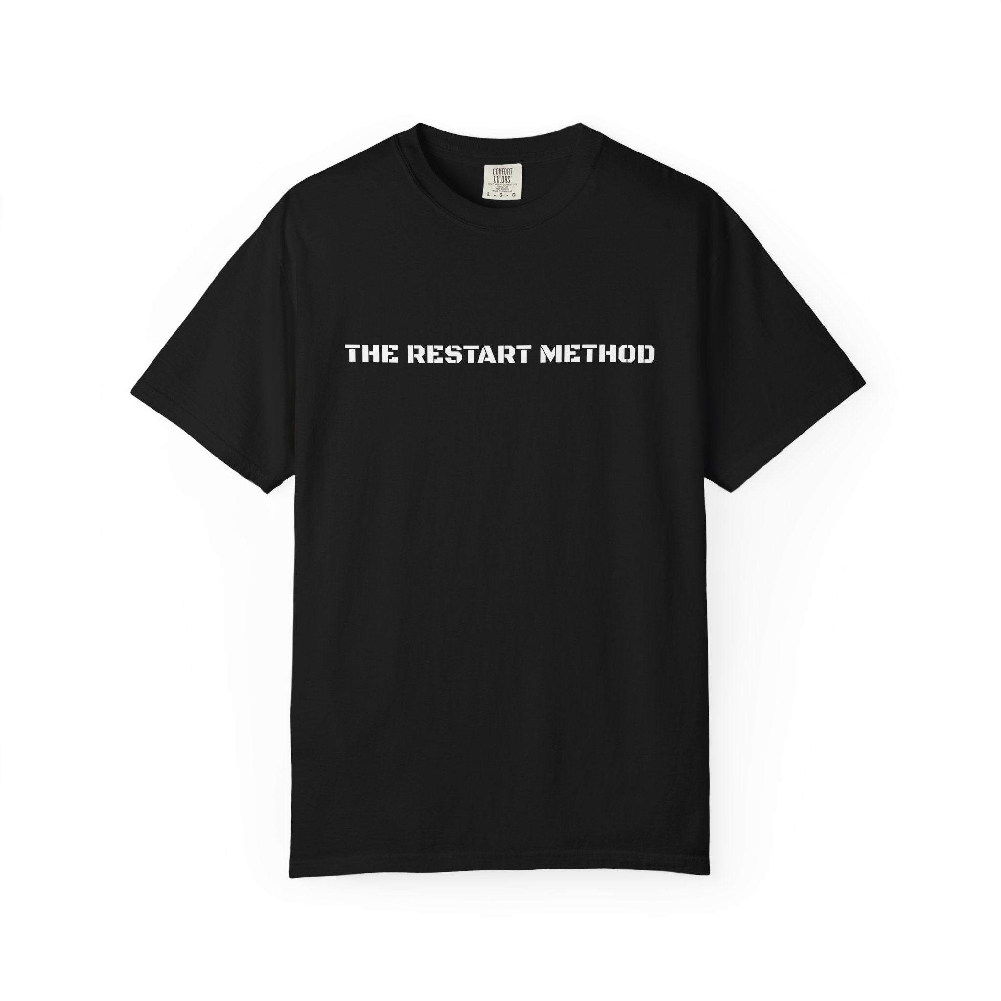 Motivational Unisex T-Shirt - The Restart Method, Fail Learn Do It Again, Casual Wear, Gift for Students, Inspirational Tee